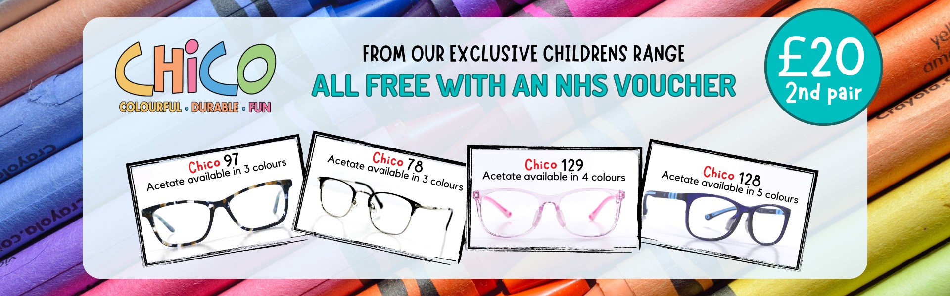 chico frames offer banner