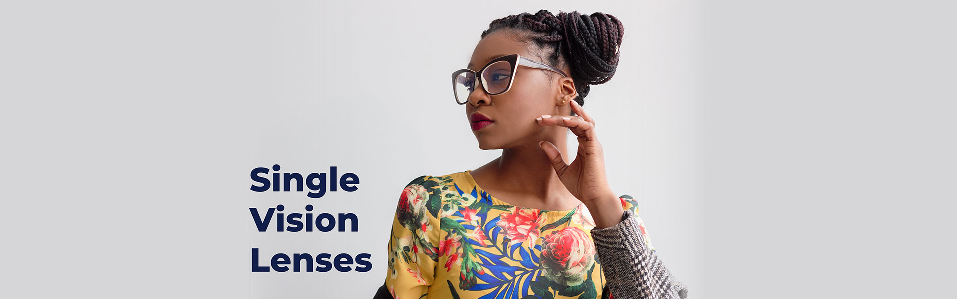 single vision lenses page header