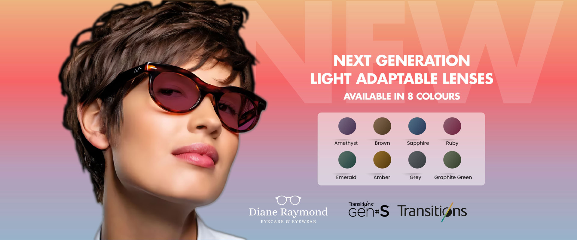 banner showing different lenses